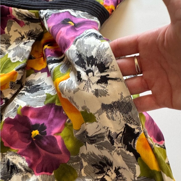 DONNA RICCO floral sleeveless dress size 14 - Picture 7 of 12